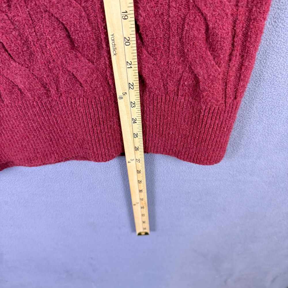 Lot of 3 Aerie Cable Knit Sweaters Womens M Oversized Cozy Cabincore Crewneck - Picture 8 of 9